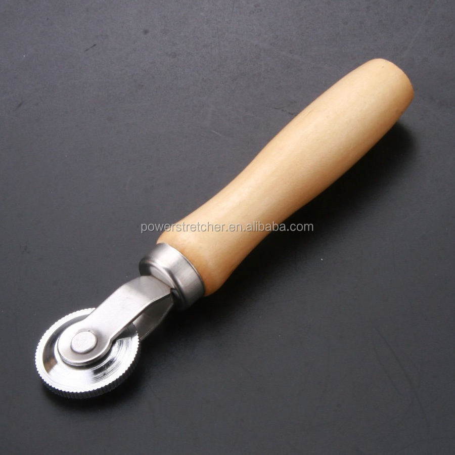 Tire Stitcher Tool Repair Brass Corner Roller Screen Spline Roller Wooden handle