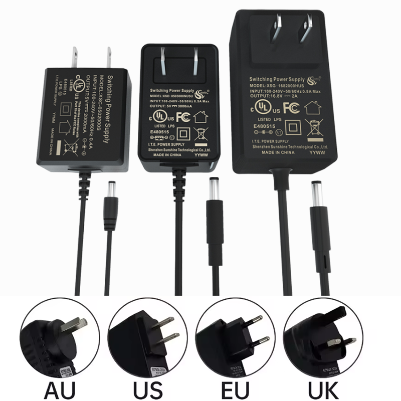 wall ac dc charger 5v 1a 2a 2.1a 3a 3000ma power adaptor supply usb 5v 4a 2.4a 1.5a 5a amp power adapter for type c uk usa eu kc