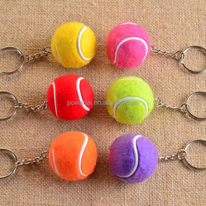 Promotion Mini Badminton Tennis Ball Keychain