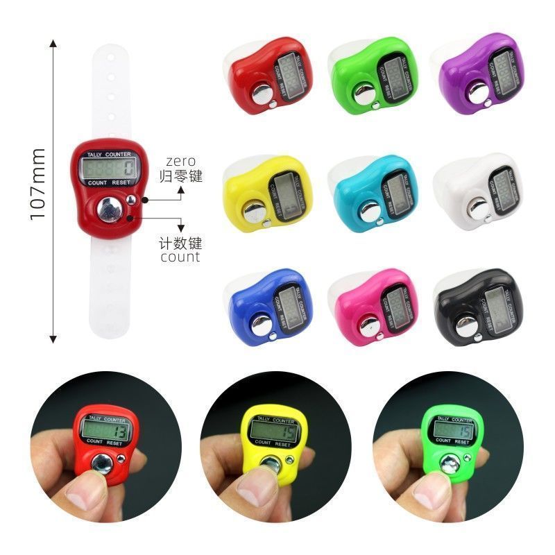 Resettable 5 Digit LCD Electronic Digital Display Finger Hand Tally Counter Counting Electronic Finger Counter