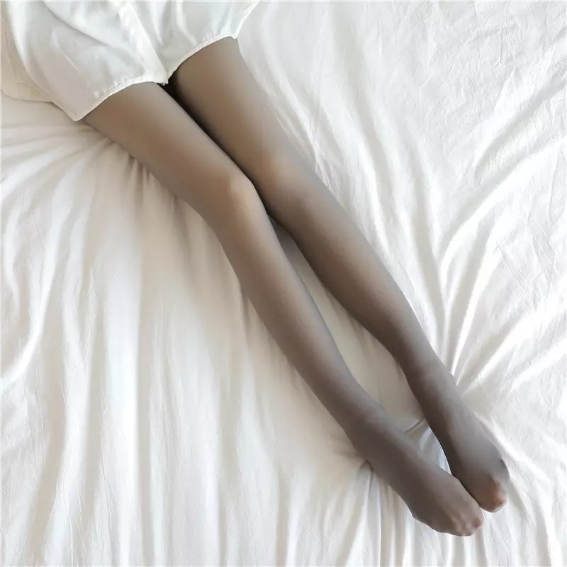 M 0561 Translucent Warm Pantyhose Leggings Slim Stretchy Opaque Soft Tights Translucent thick pantyhose for Winter Outdoor