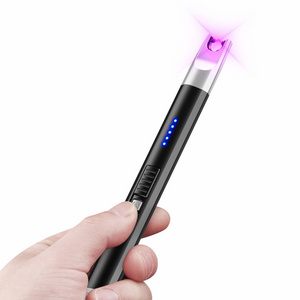 Top Seller USB Rechargeable Battery Candle Lighter Wholesale Multicolor Long Stick Plasma Electric Gas Lighter