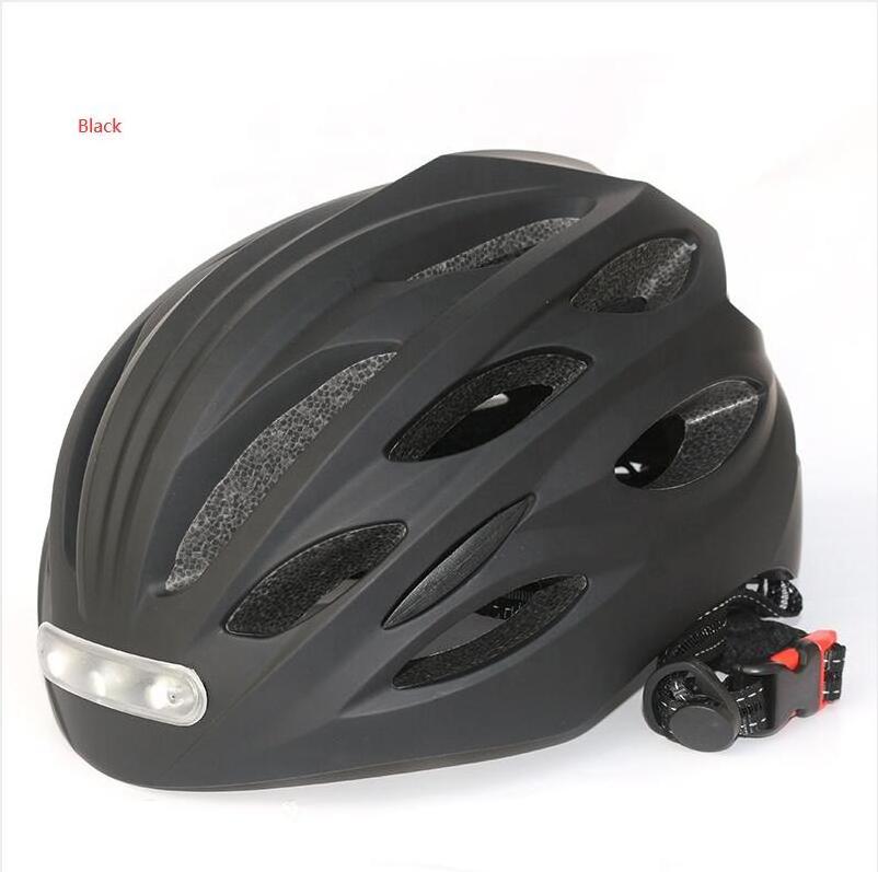 Bike Helmet With LED Turn Signal Light USB rechargeable Smart Bicycle Helmet Back Lamp Safety