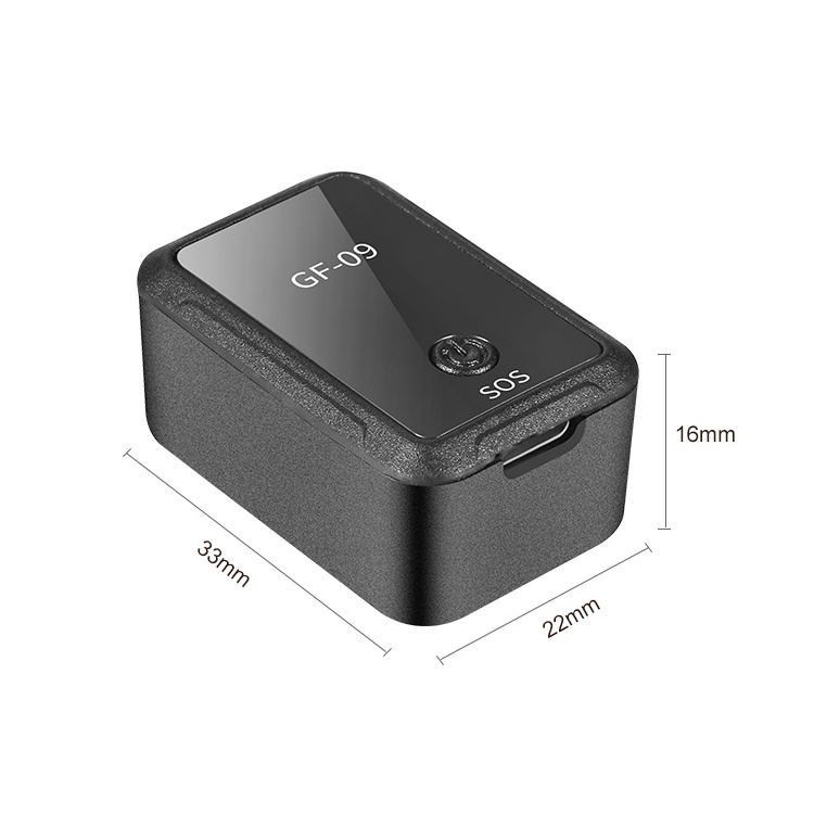 GF-09 Mini GPS Tracker SOS Alarm Pet Dog Cat Magnetic Tracking Device GSM SIM GPS Tracker For Vehicle/Car/Person