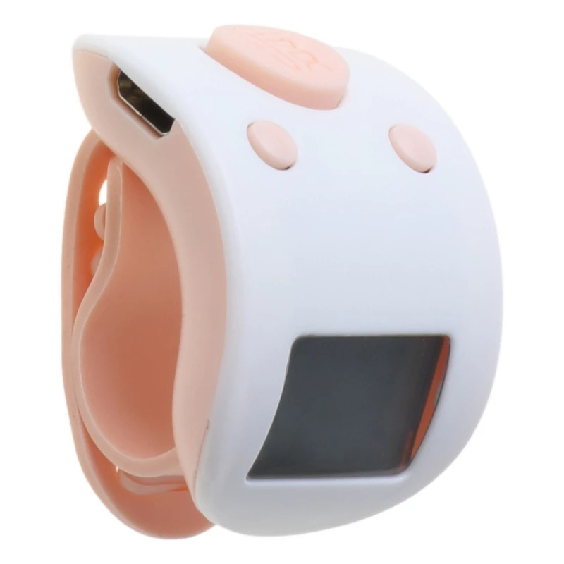 Mini Mute Digital Finger Ring Lightweight Prayer Counter Clicker Durable Hand Tally Counter with Lock Backlit Function