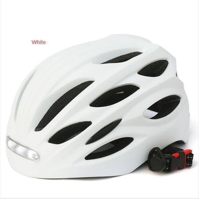 Bike Helmet With LED Turn Signal Light USB rechargeable Smart Bicycle Helmet Back Lamp Safety