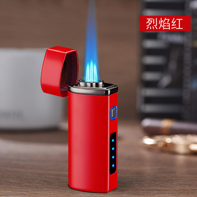 JOFI Cigar Lighter Custom Logo Refillable Windproof Triple Jet Flame Torch Cigar Lighter Metal Jet Lighter