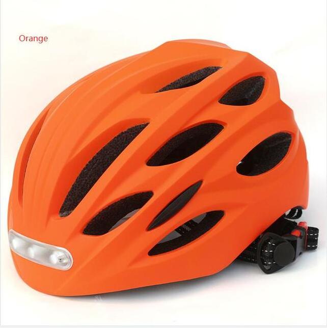 Bike Helmet With LED Turn Signal Light USB rechargeable Smart Bicycle Helmet Back Lamp Safety