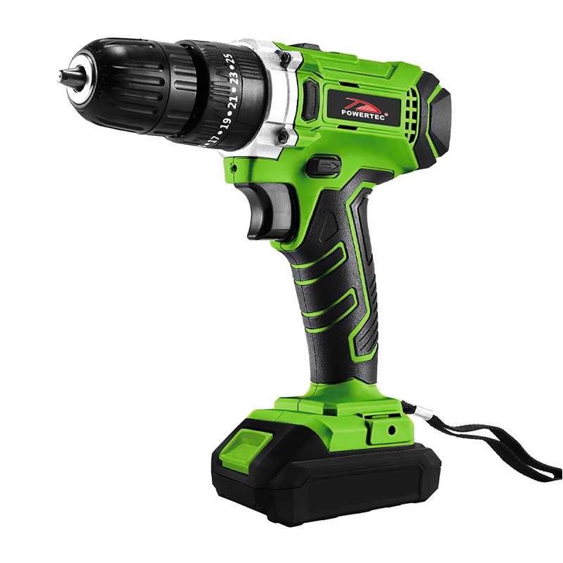 POWERTEC Rechargeable Battery Powered 20V Cordless Li-ion Drill Machine Cordless Tools