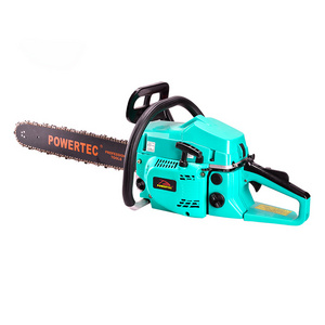 POWERTEC garden tools 2-stroke gasoline chain saw 5800 petrol chainsaw gas chain saw