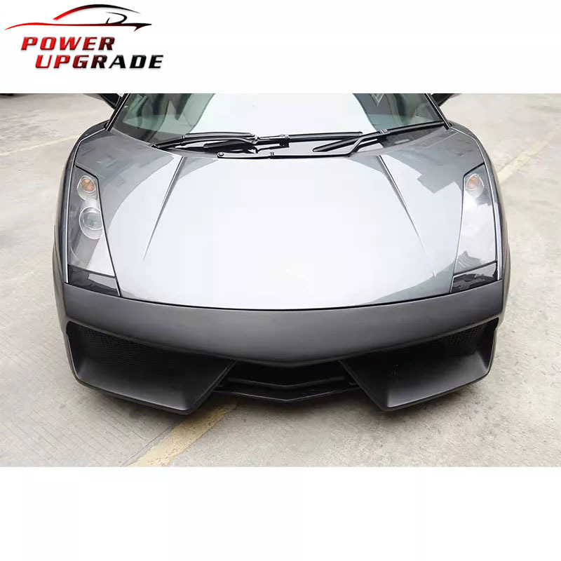 Superleggera Style Partial Carbon Fiber FRP Front Bumper For Lambo Gallardo LP570 2004-2007