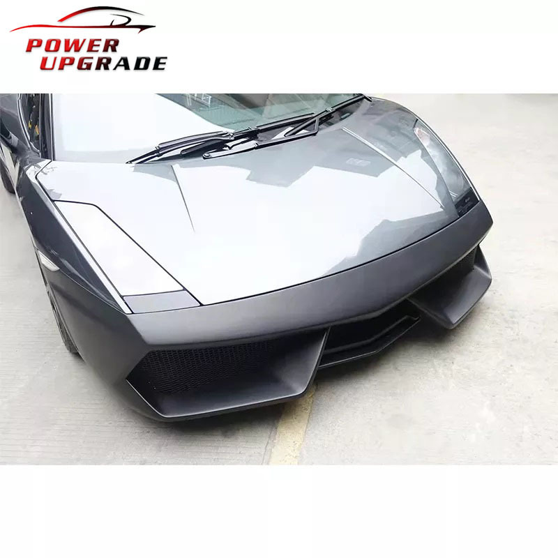 Superleggera Style Partial Carbon Fiber FRP Front Bumper For Lambo Gallardo LP570 2004-2007