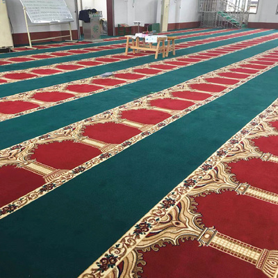 Prayer Carpet Printed nylon Muslim Wall to Wall  Mosque Floor Custom  Carpets