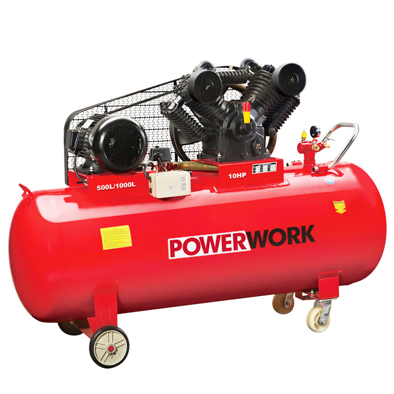 Best quality Belt driven single phase air compressor  0.75KW/1HP 8bar big tank capacity 50l