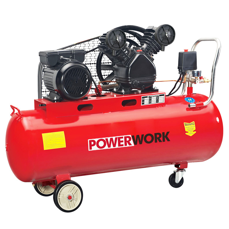 Best quality Belt driven single phase air compressor  0.75KW/1HP 8bar big tank capacity 50l