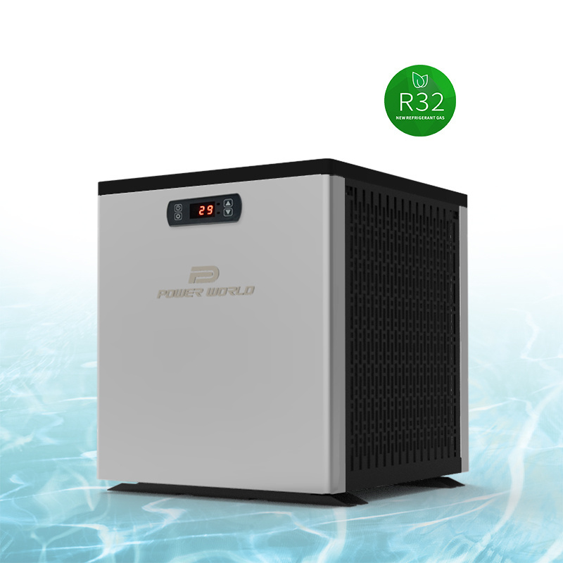 Power World New energy R32 wifi spa heatpump 2kw mini pool heat pump water heaters