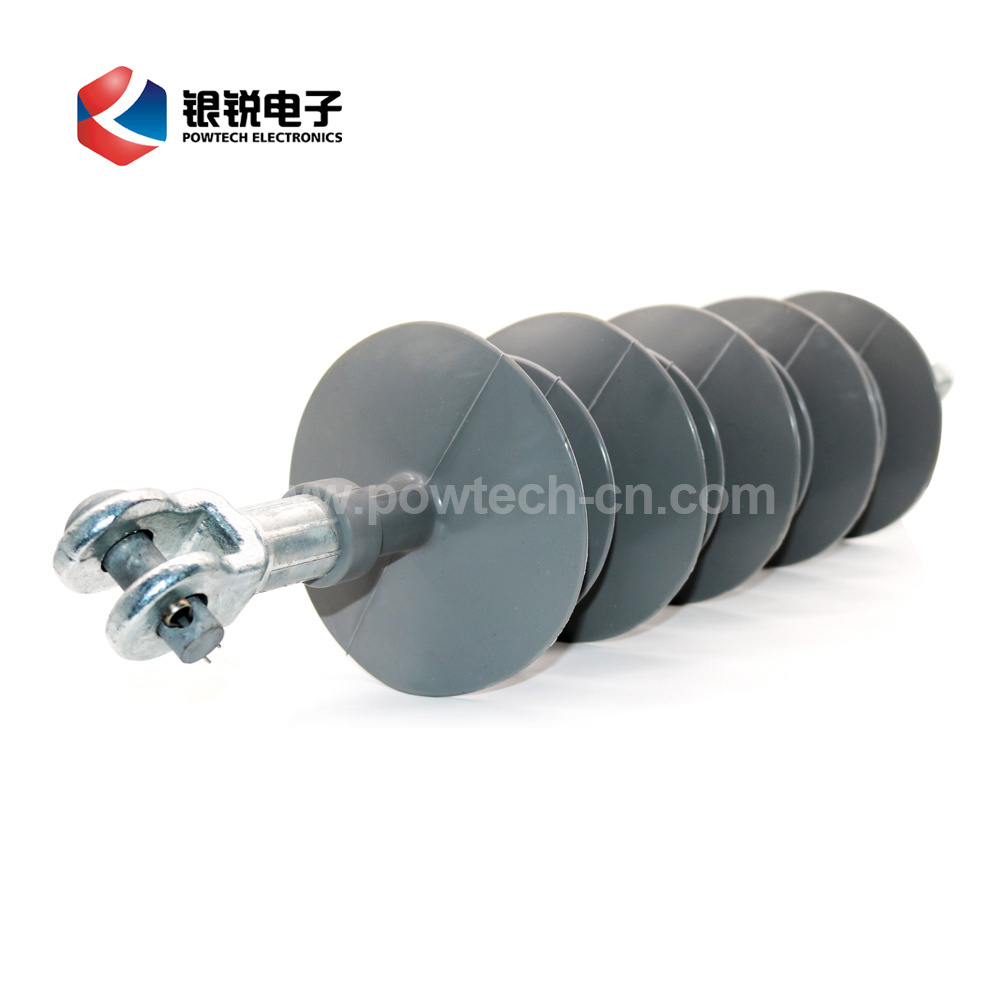 High Voltage Polymeric Insulators 12KV 15KV 24KV 28KV 33KV 36KV Silicone Rubber Composite Suspension Insulator