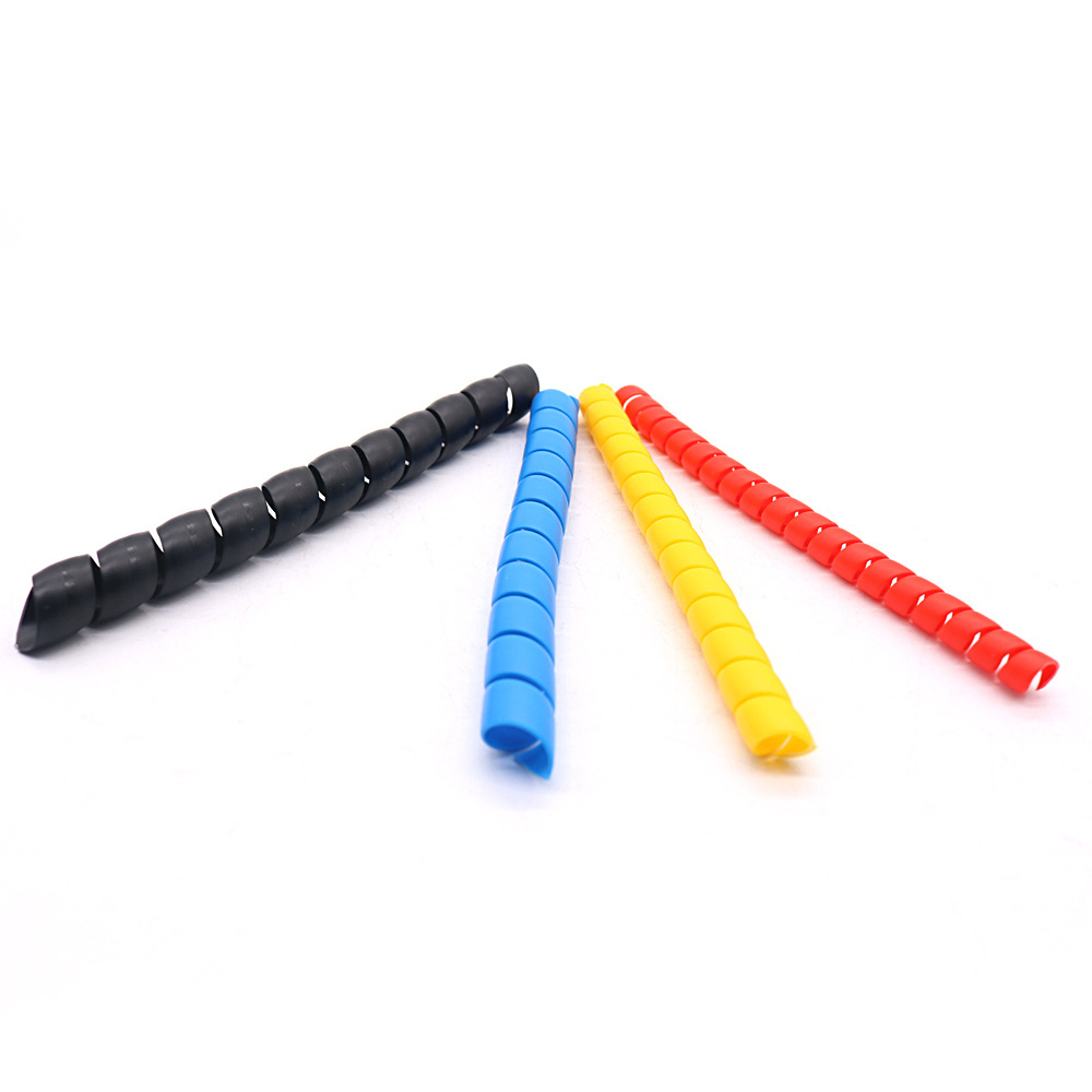 Factory direct selling PVC plastic spiral cable protector with cheap price