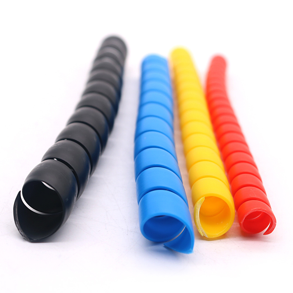 Hot selling PVC plastic spiral cable protector with low price high quality