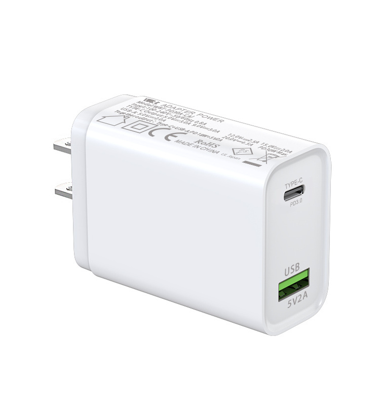 30W Fast Charging Phone Quick Charge 3.0 Usb Type C Wall Plug Uk 20W Usb-C Power Adapter Bs 18W Pd Type-C Travel Charger