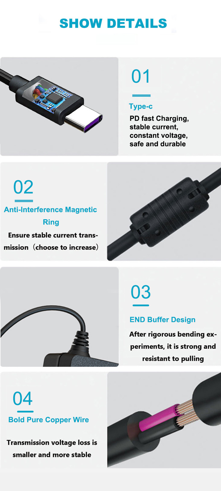 For HP DELL Lenovn 36W 45W 65W 90W 120W Battery Laptop Charger AC DC Usb Type-c Universal Laptop Power Adapters