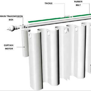 Motorized Drapery Rods Automatic Electric Curtain Motor and Poles for Smart House Window Covering Custom Double Curtain Rails