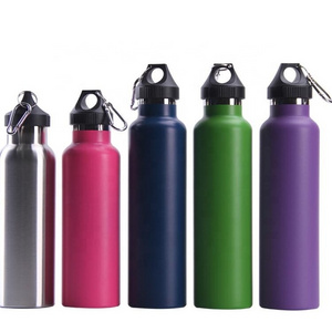 thermos water bottle vacuum Insulated Stainless Steel flasks water bottle drinking Insulated flask Water Bottle with carabiner