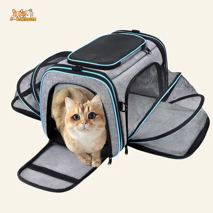 Expandable design pet car bag  for Camping pet carrier sling with handle dog car booster seat dog car booster seat