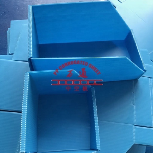 Durable PP corrugated plastic Picking totes bins, shelf bins, small parts bins