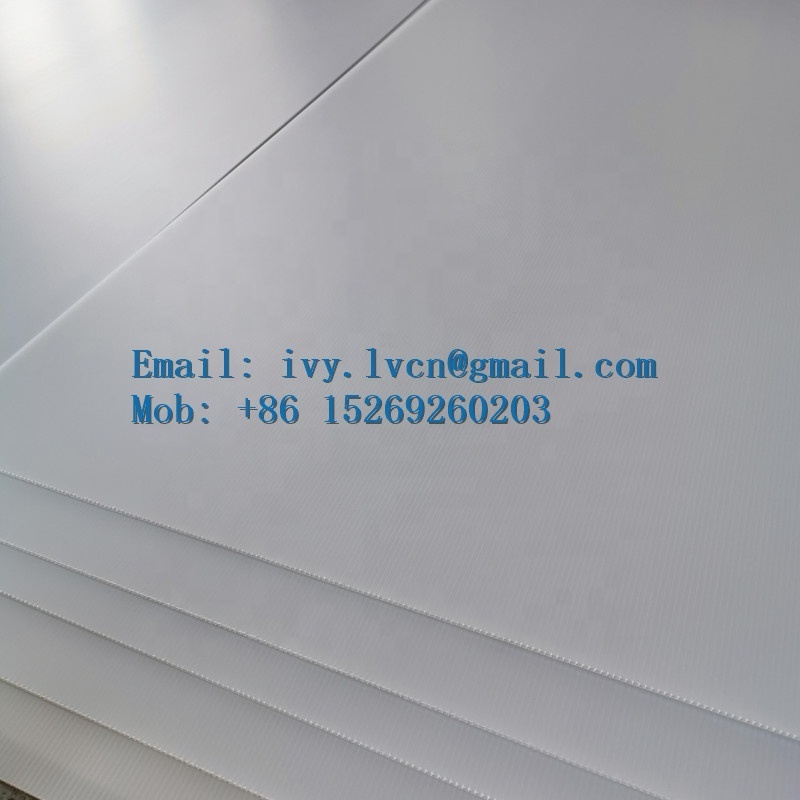 4x8 Durable PP Corrugated Plastic Coroplast Sheets