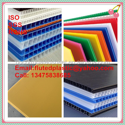 2mm 3mm 4mm corrugated plastic sheets