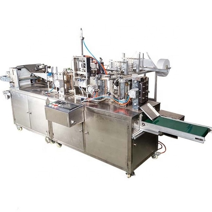 Cheap Cusrom 4 side wet wipes rewinder packaging machine wet wipes machine