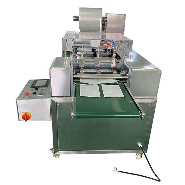 Stable operation 4 side sealing disposable latex gloves,surgical medical gloves packing machine