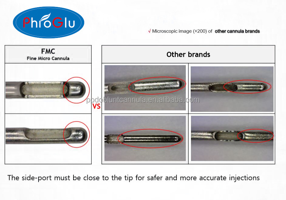 Fokison (Electronic Components) Cannula Sterile Package Tip 22gauge 50mm Blunt Tipped Needle For Fill