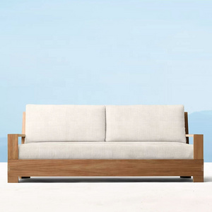 Sigma hot sale garden furniture all weather outdoor solid teak sofa