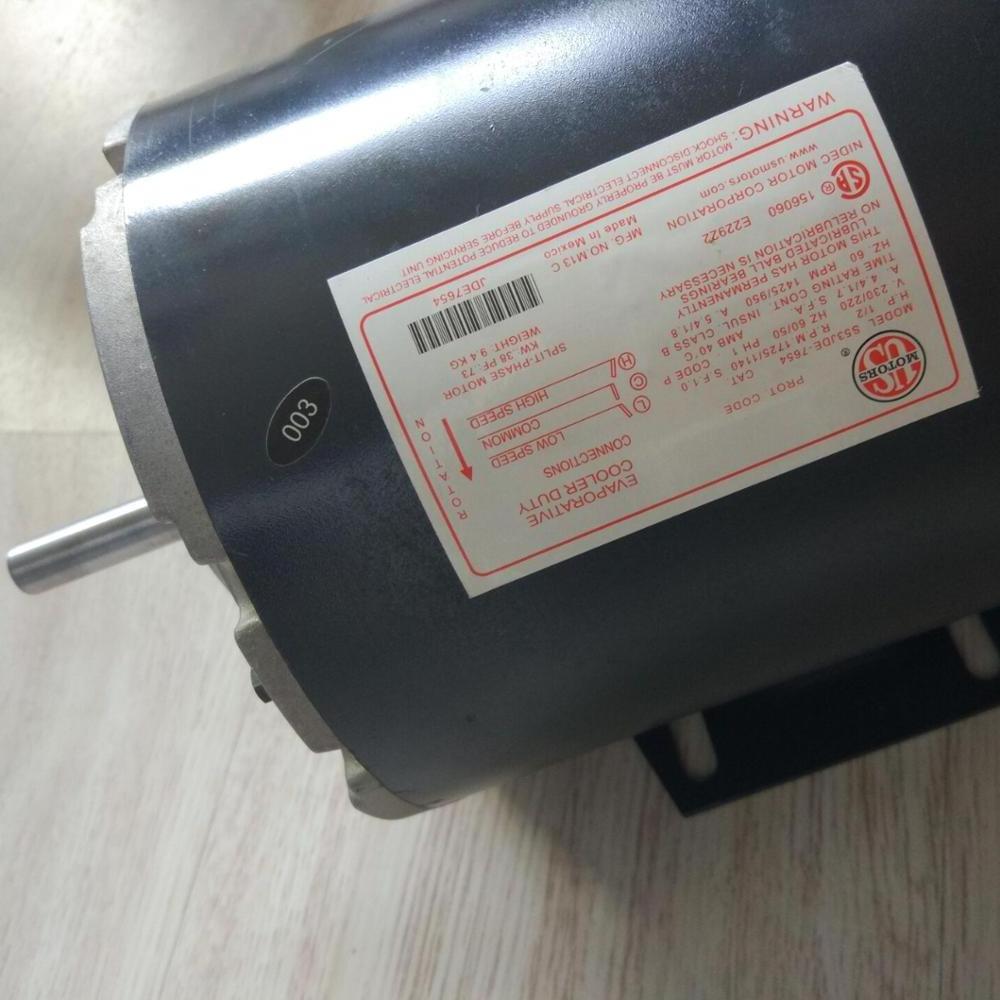 two speed 1/2  HP AC Evaporative Air Cooler Motor