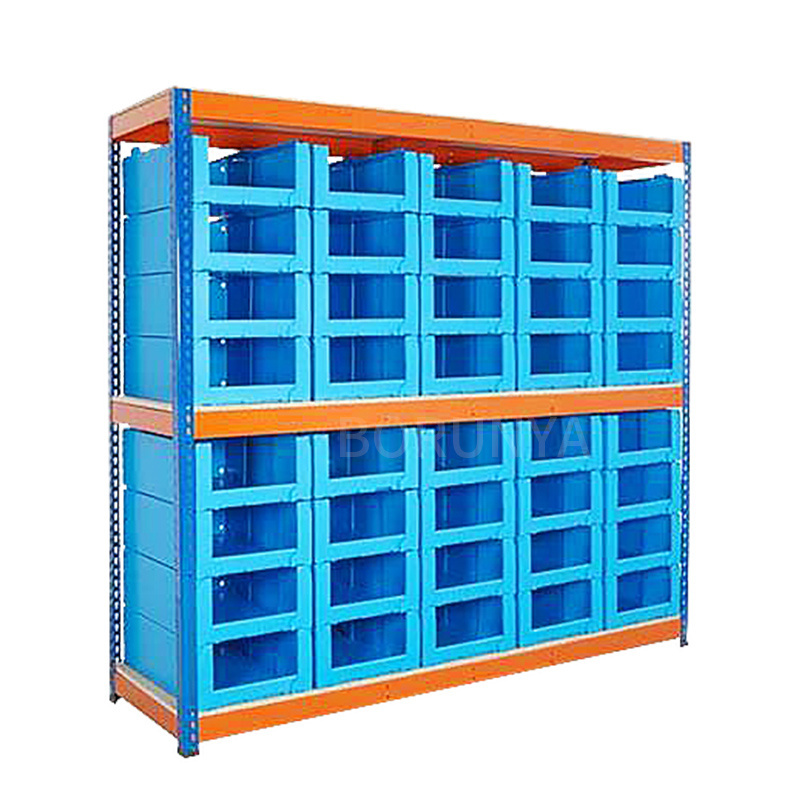 2023 High quality pp correx corrugated coroplast warehouse plastic nestable pick bins stackable picking bins