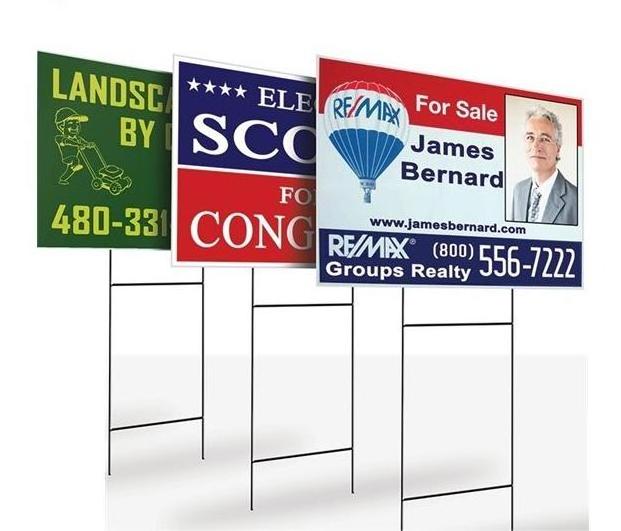 Best Price Corflute Yard Sign With H Stake Corrugated Plastic Signs