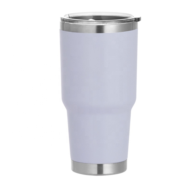 Hot Sale 30oz Tumbler  in Stock Powder Coated  Stainless Steel Vacuum Insulated Outdoor Coffee Mug