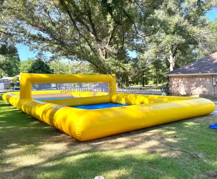 Pool Inflatable Volleyball Field Water Volleyball court rental Inflatable Tennis Court for Sport Games