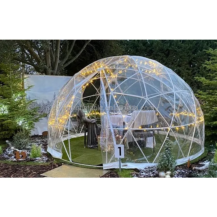 Outdoor Bubble tent dome house camping tent garden outdoor shelter 5-7 people backyard terrace awning pavilion screen house