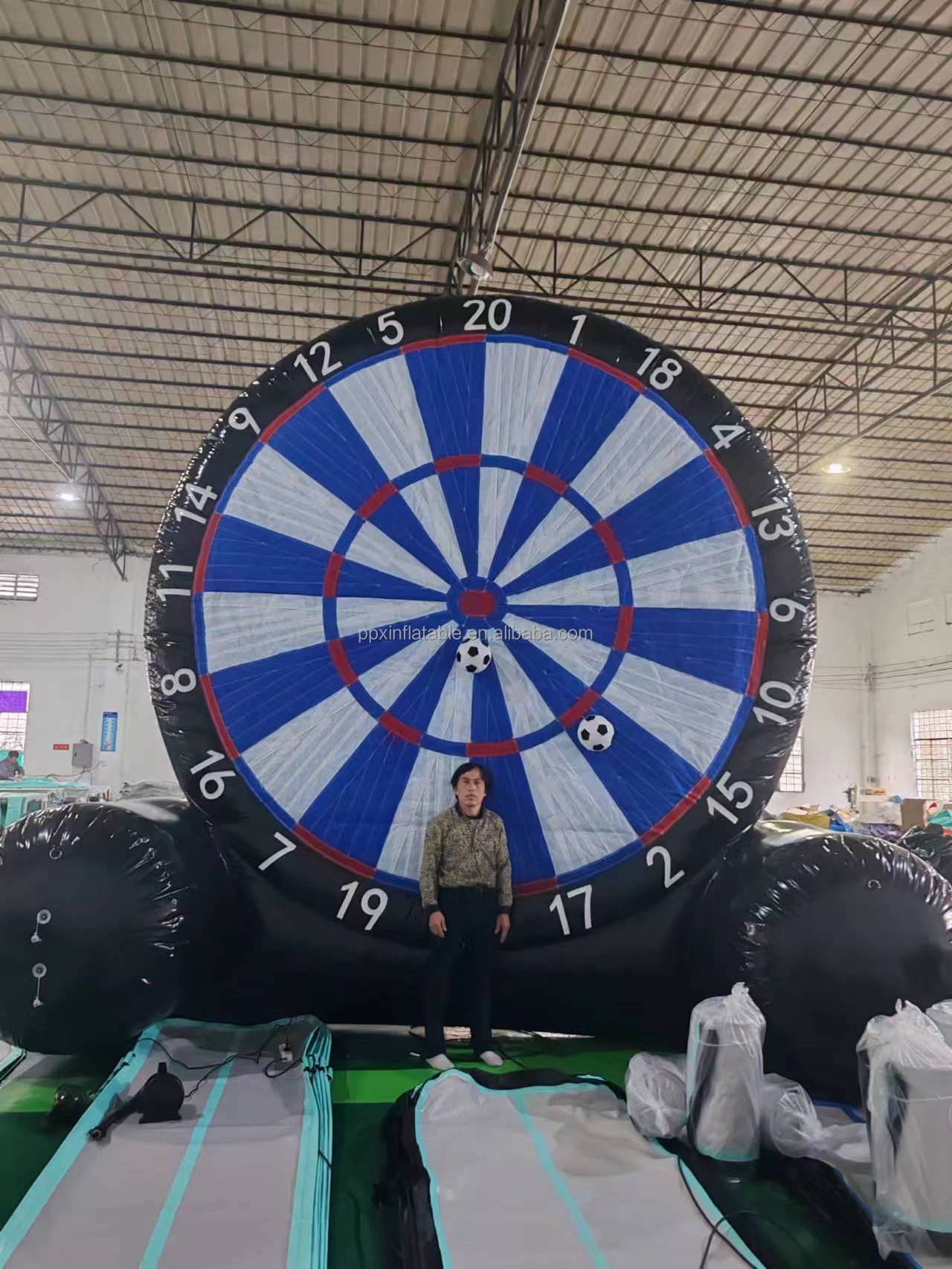 Giant Outdoor Inflatable Football Darts Inflatable Soccer Dart Sports Games For Party inflatable human dart board