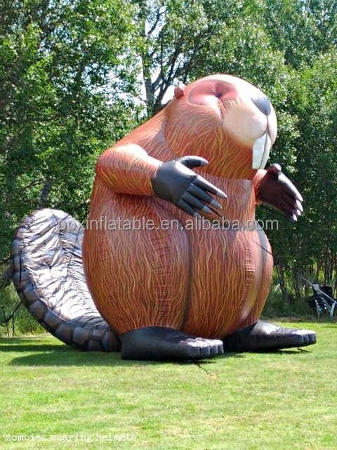 Guangzhou manufacture Party Decoration Inflatable Animals Customized Giant inflatable beavers for advertising and decoration