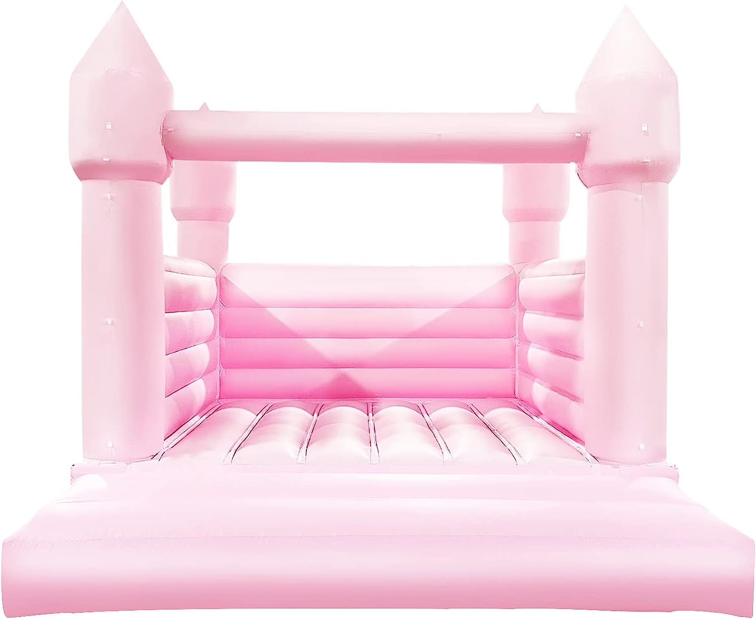 High Quality White Bouncy Castle Pink Inflatable 13ft white bounce house 8x8 Jumpers With Slides For Rent