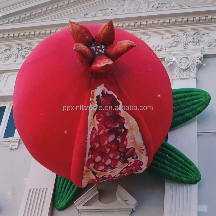 Street Building Advertising Decoration Giant Inflatable Fruit Inflatable Strawberry For Decoration