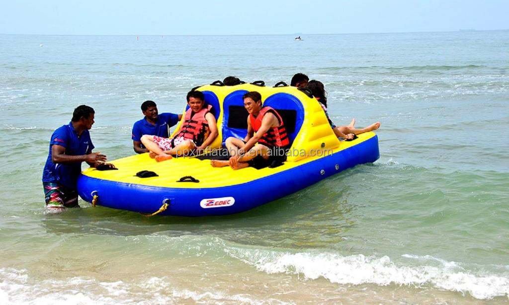 Different sizes inflatable sport toy exciting towable inflatable water house rigid rib hypalon inflatable fishing rc boats ships