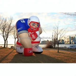 Customized giant inflatable ENGLAND football player model for advertising inflatable player action lawn figure for sale