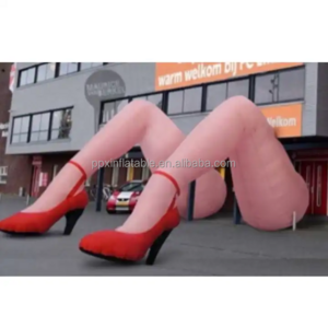 Sexy stage props lay inflatable sexy toys for women lady balloon for Night Club Advertising long legs sex toy