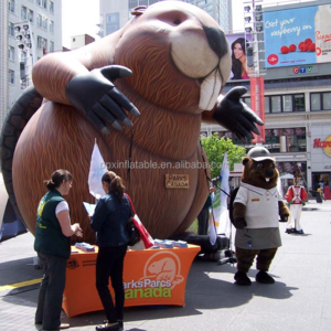 Guangzhou manufacture Party Decoration Inflatable Animals Customized Giant inflatable beavers for advertising and decoration