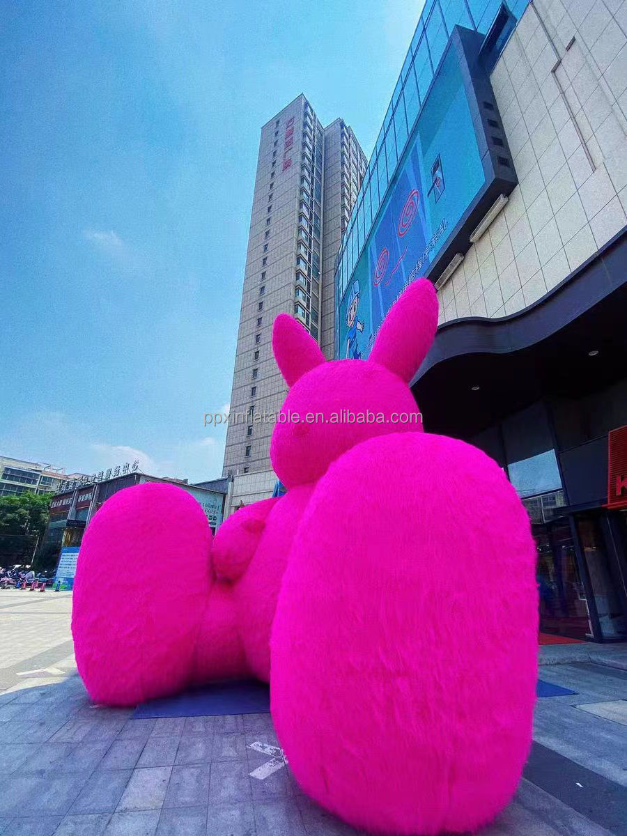 Custom Large Inflatable plush inflatable Inflatables Mascot furry toy rabbit Model Advertising Holiday Decoration